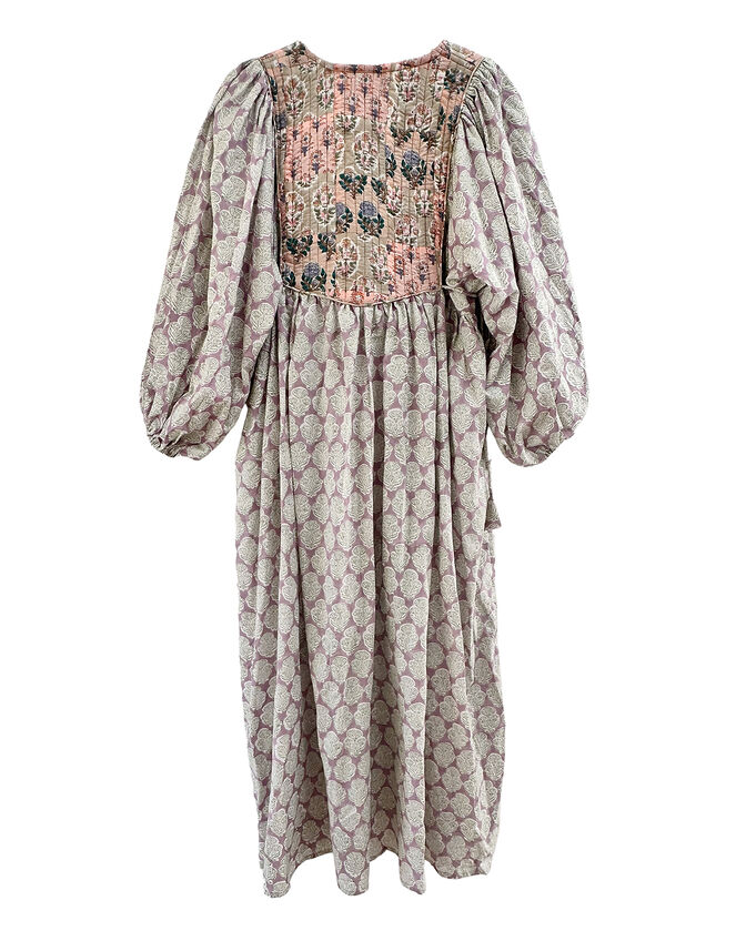 Maison M Floral Print Dress, Purple (MAUVE), large