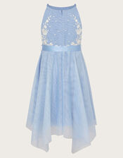 Truth Embroidered Dress, Blue (BLUE), large