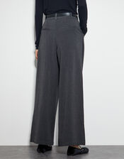 Wren Wide Leg Trousers, Grey (GREY), large