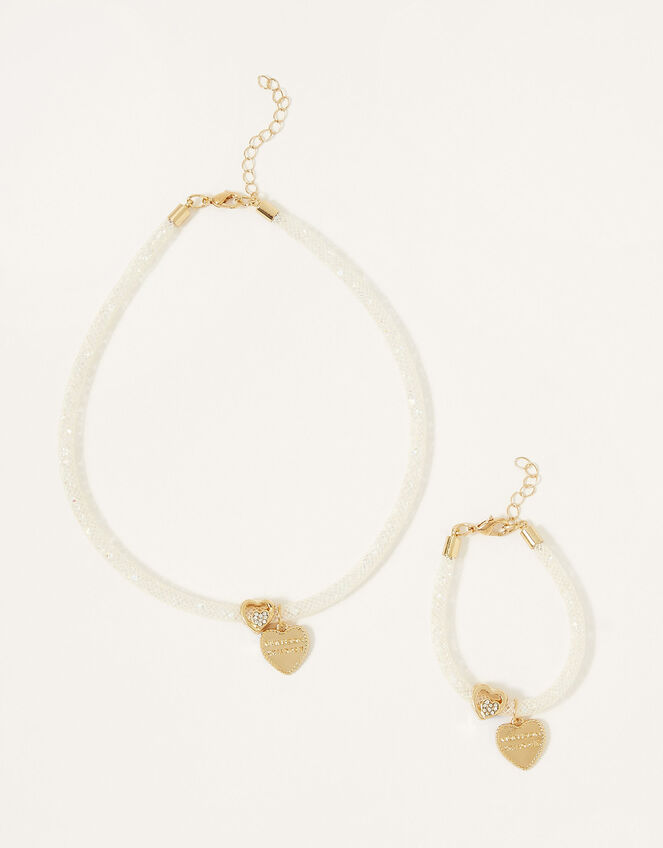 Dazzle Necklace and Bracelet Set, , large
