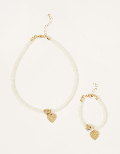 Dazzle Necklace and Bracelet Set, , large