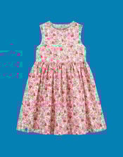 Trotters Adelina Petit Rose Ric Rac Dress, Pink (PINK), large