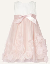 Baby Florence 3D Flower Dress, Pink (PINK), large