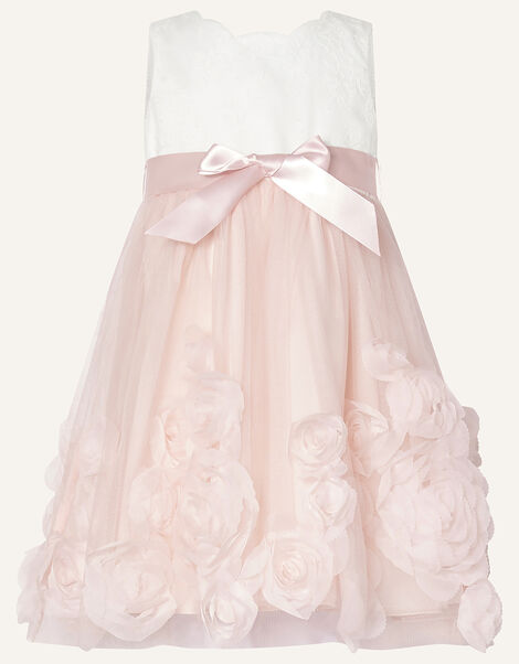 Baby Florence 3D Flower Dress Pink, Pink (PINK), large