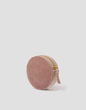 Initial Embellished Coin Purse, Pink (PINK), large