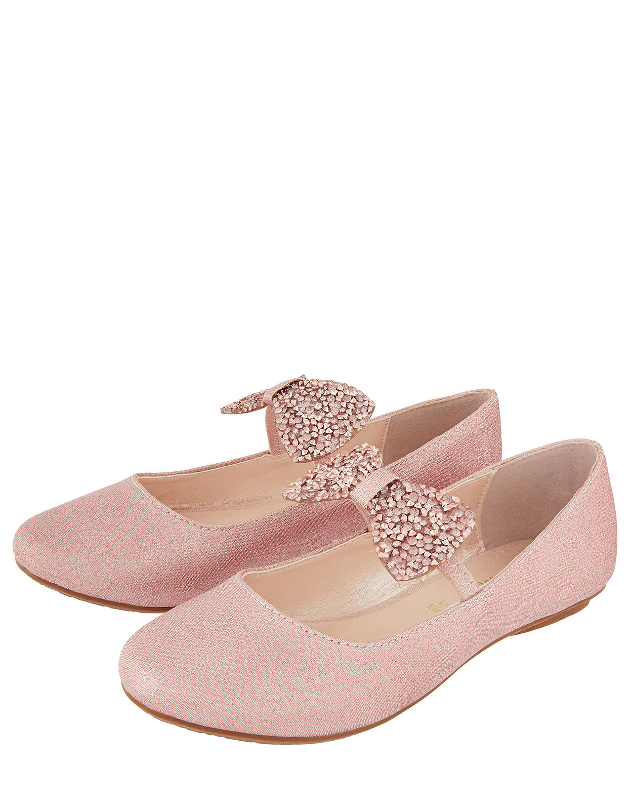 rose gold flat shoes uk