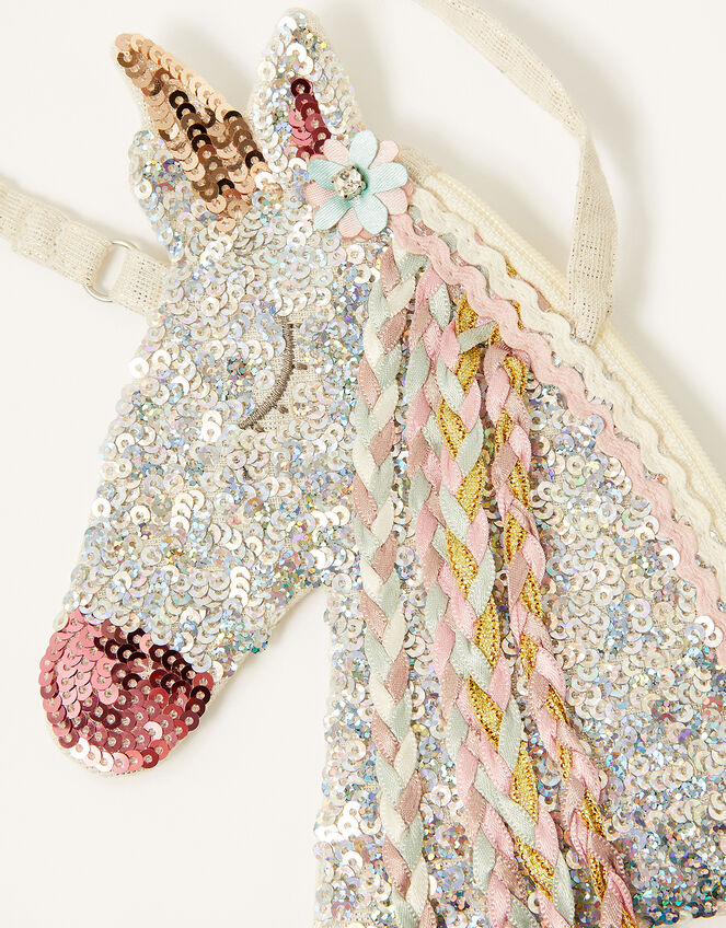 Sequin Unicorn Bag, , large