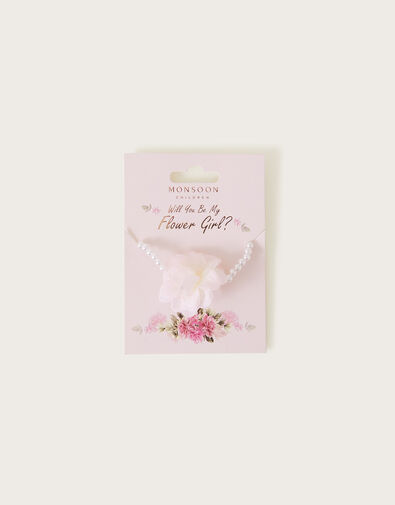 Flower Girl Invitation Bracelet, , large