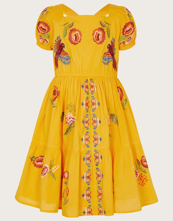 look at me embroidered mini dress main image 1