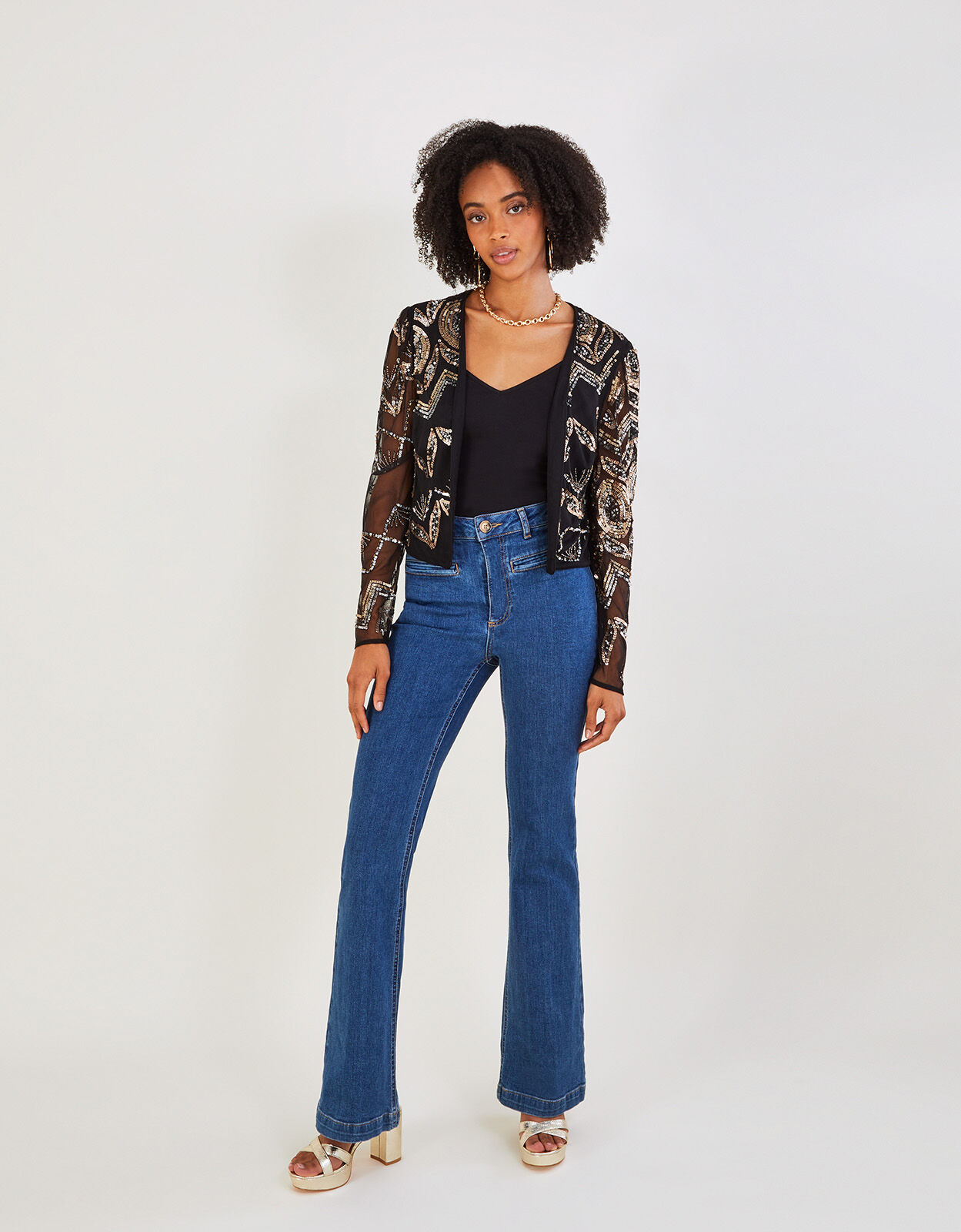 Monsoon embellished jacket on sale