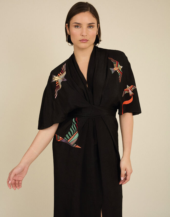 Tallulah and Hope Regular-Length Tie Dress , Black (BLACK), large