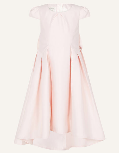 Katharine Duchess Twill High-Low Dress Pink, Pink (PINK), large