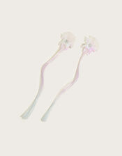 Unicorn Faux Hair Clips, , large