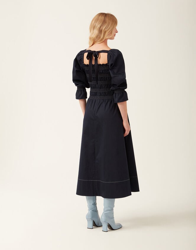Mirla Beane Teja Dress, Blue (NAVY), large