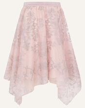 Princessa Hanky Hem Skirt , Pink (DUSKY PINK), large
