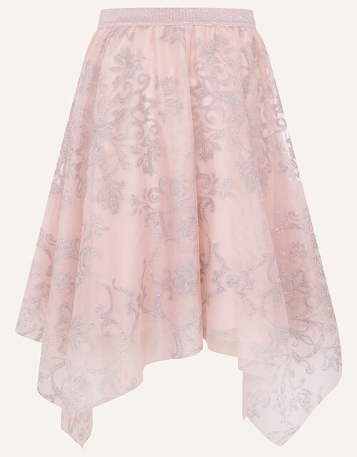 Princessa Hanky Hem Skirt Pink Girls' Skirts Monsoon UK.