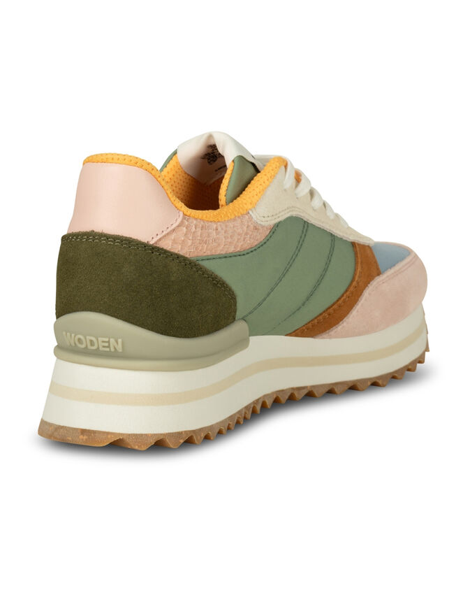 Woden Ronja Trainers, Green (GREEN), large