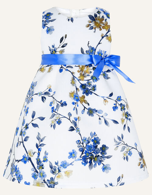 Baby Floral Print Scuba Dress, Multi (MULTI), large