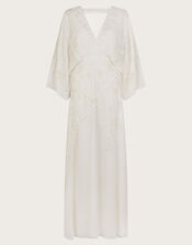 Camilla Embroidered Maxi Wedding Dress, Ivory (IVORY), large