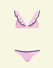 Sunuva Gingham Bikini Set, Pink (PINK), large