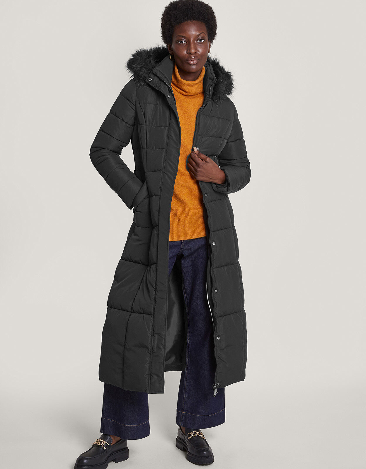 Hooded maxi new arrivals coat