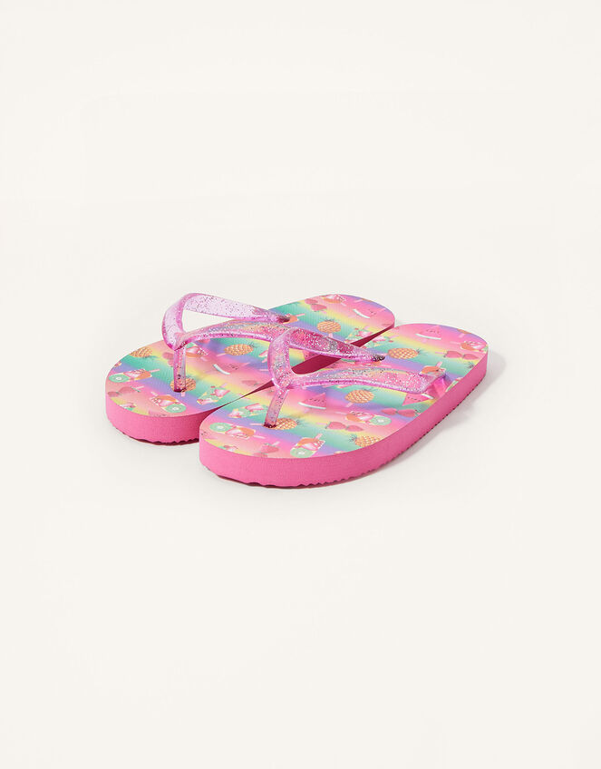 Fruity Rainbow Flip Flops Multi