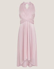 Tia Twist Prom Dress, Pink (PINK), large