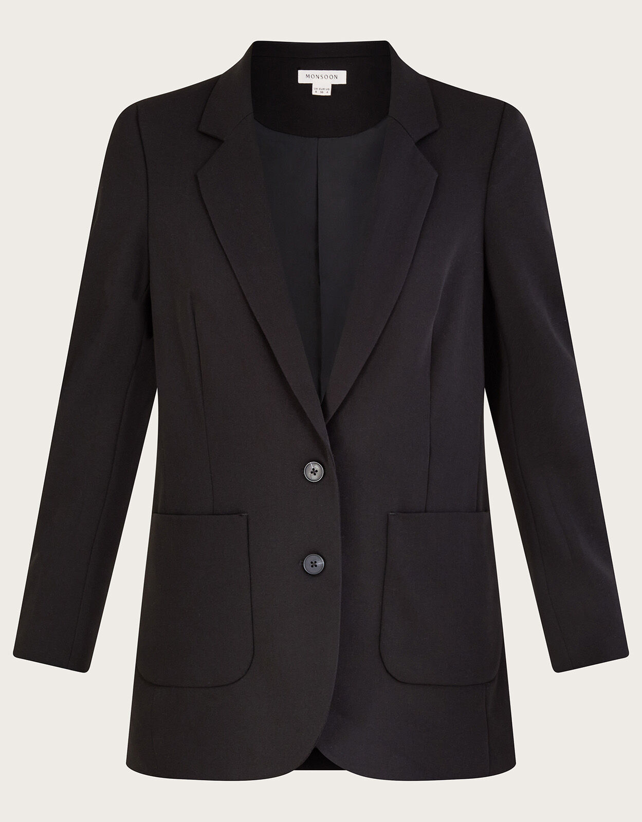 Lauren Plain Blazer Black Women s Jackets Monsoon UK