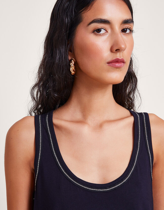 Jess Jersey Cami Top, Black (BLACK), large