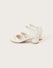 Coco Butterfly Two-Part Heels, Ivory (IVORY), large