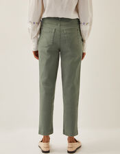 Safaia 7/8 Denim Jeans, Green (KHAKI), large