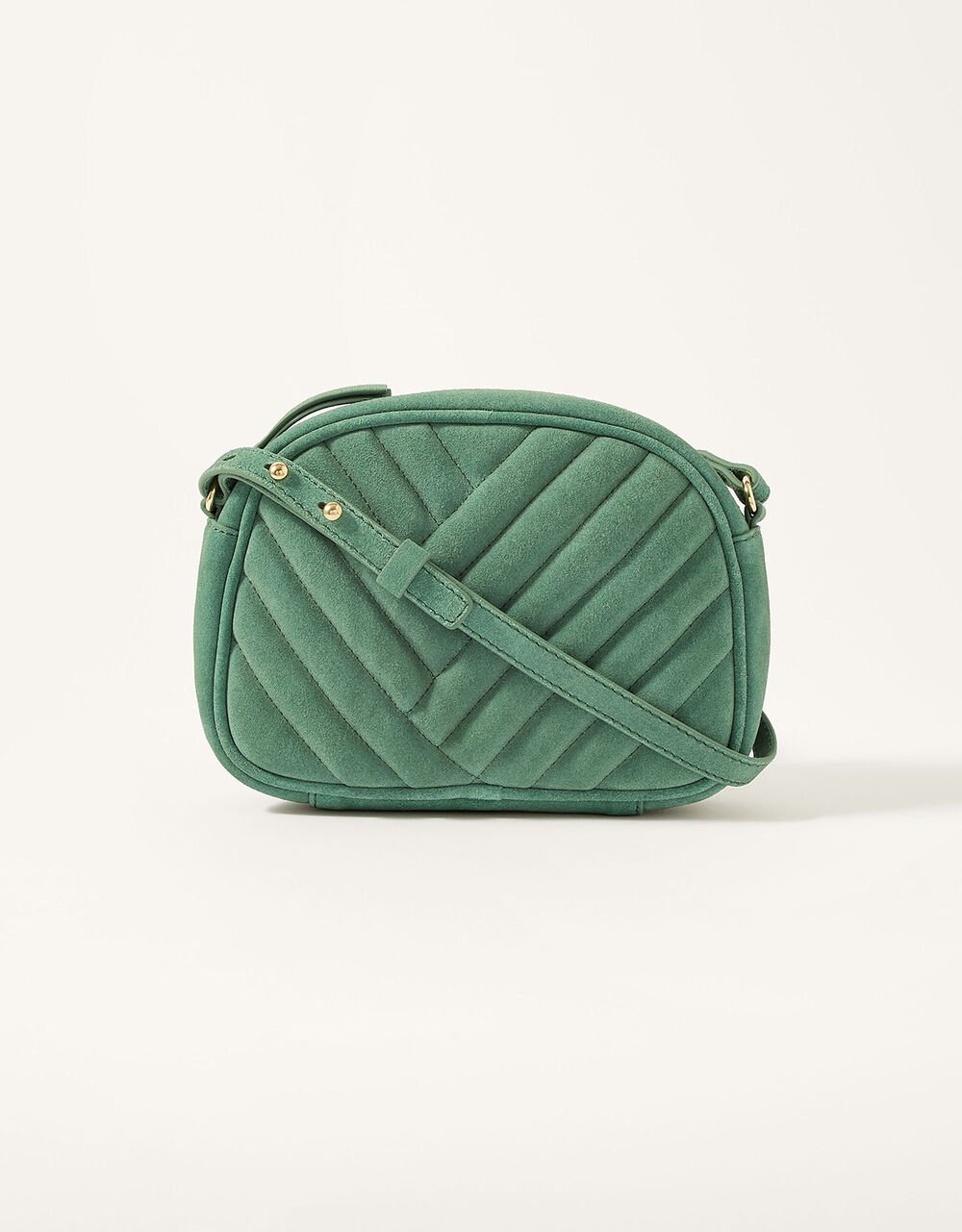 Women Women's Accessories | Leather Quilted Camera Bag Green - PA67928
