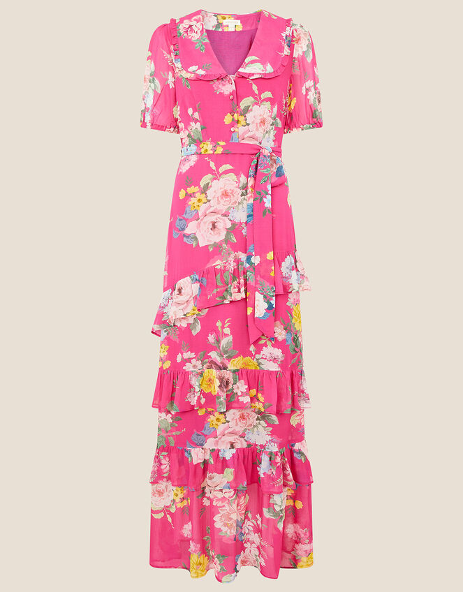 Vivenne Floral Maxi Dress Pink | Monsoon UK Navigation Catalog ...