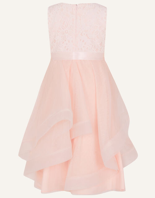 Seville Lace Ruffle Dress, Pink (PINK), large