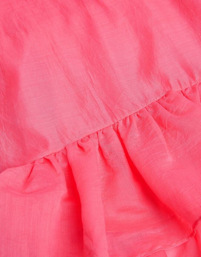 Lottie Frill Swing Party Dress, Orange (CORAL), large