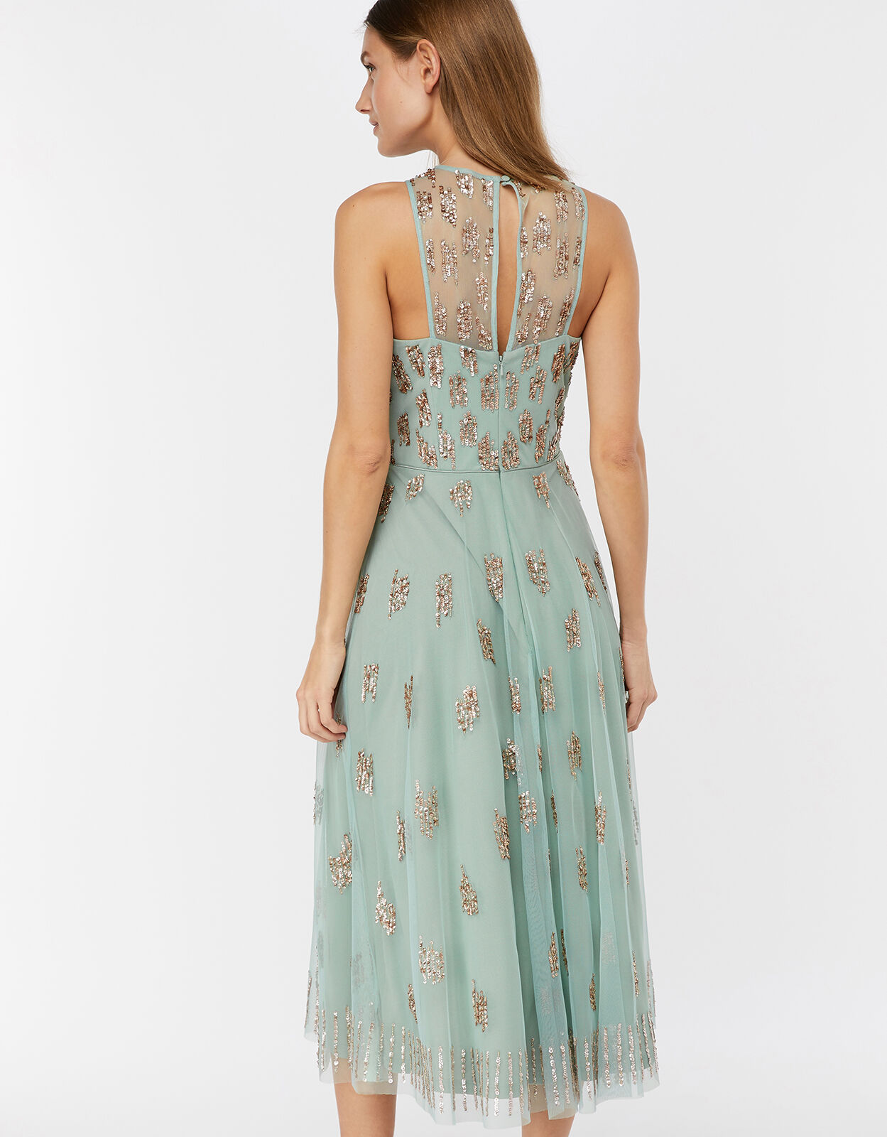 Gracella embellished halter dress hot sale