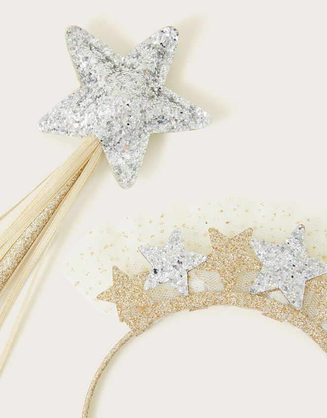 Star Headband and Wand Set, , large
