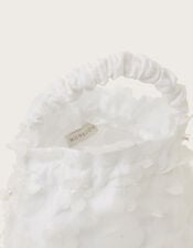 Flower Pouch Bag and Bow Hair Clip Set, , large