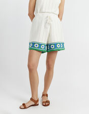 Chinti & Parker Hand Crochet Shorts , Multi (MULTI), large