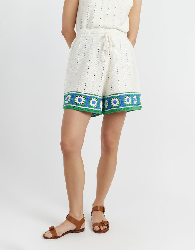 Chinti & Parker Hand Crochet Shorts , Multi (MULTI), large