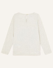 Snowglobe T-Shirt , Ivory (IVORY), large