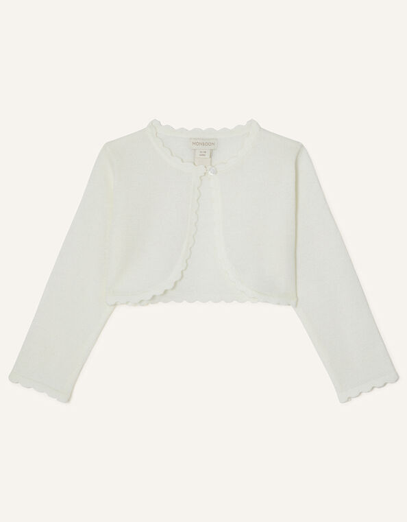 Baby Niamh Cardigan , Ivory (IVORY), large