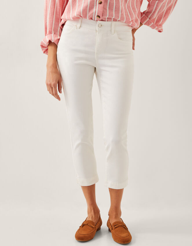 Idabella Cropped Jeans, Natural (ECRU), large