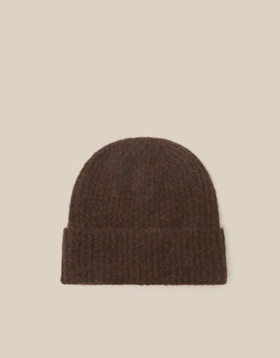 Katie Beanie Hat, Brown (COGNAC), large