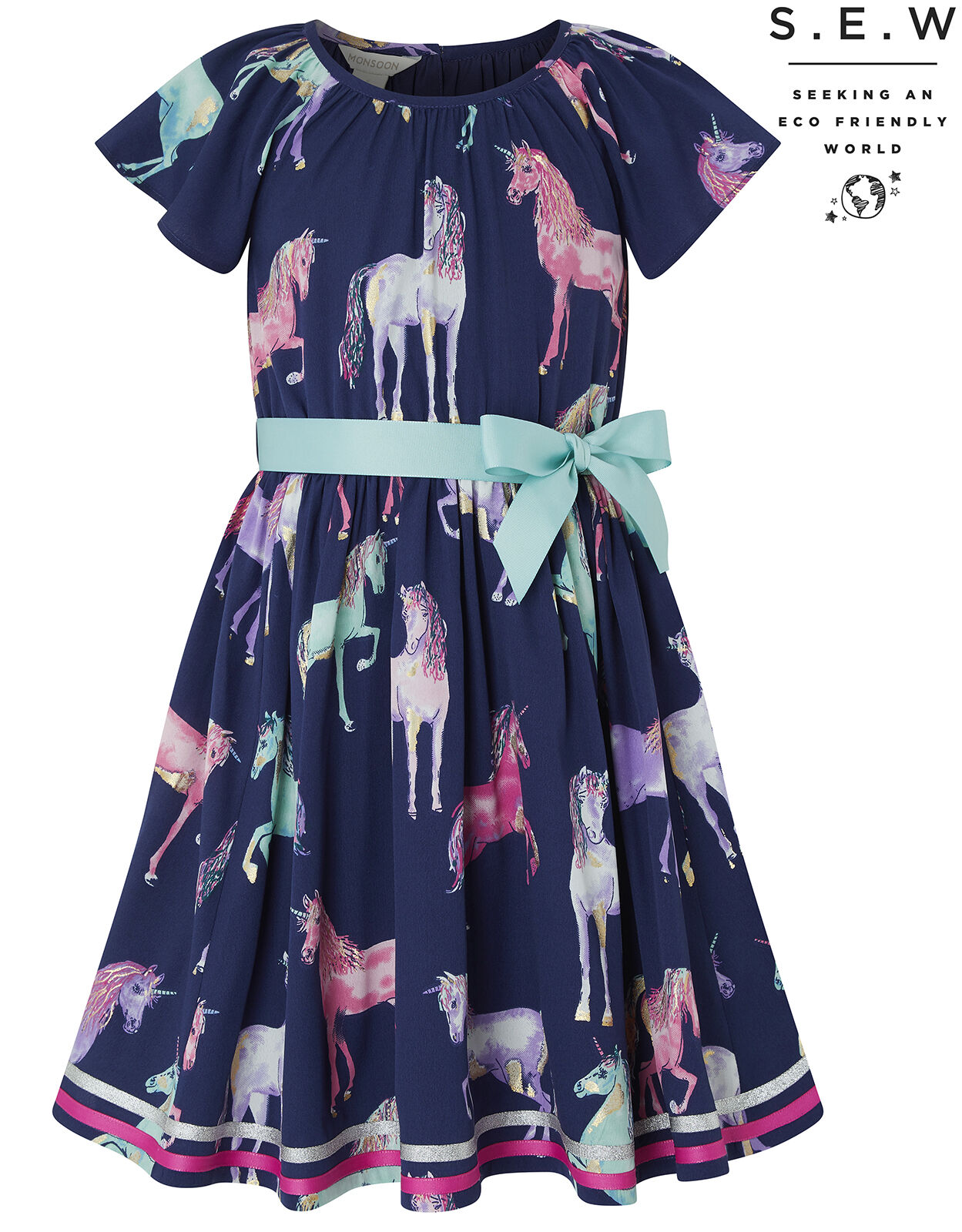 monsoon girls unicorn dress