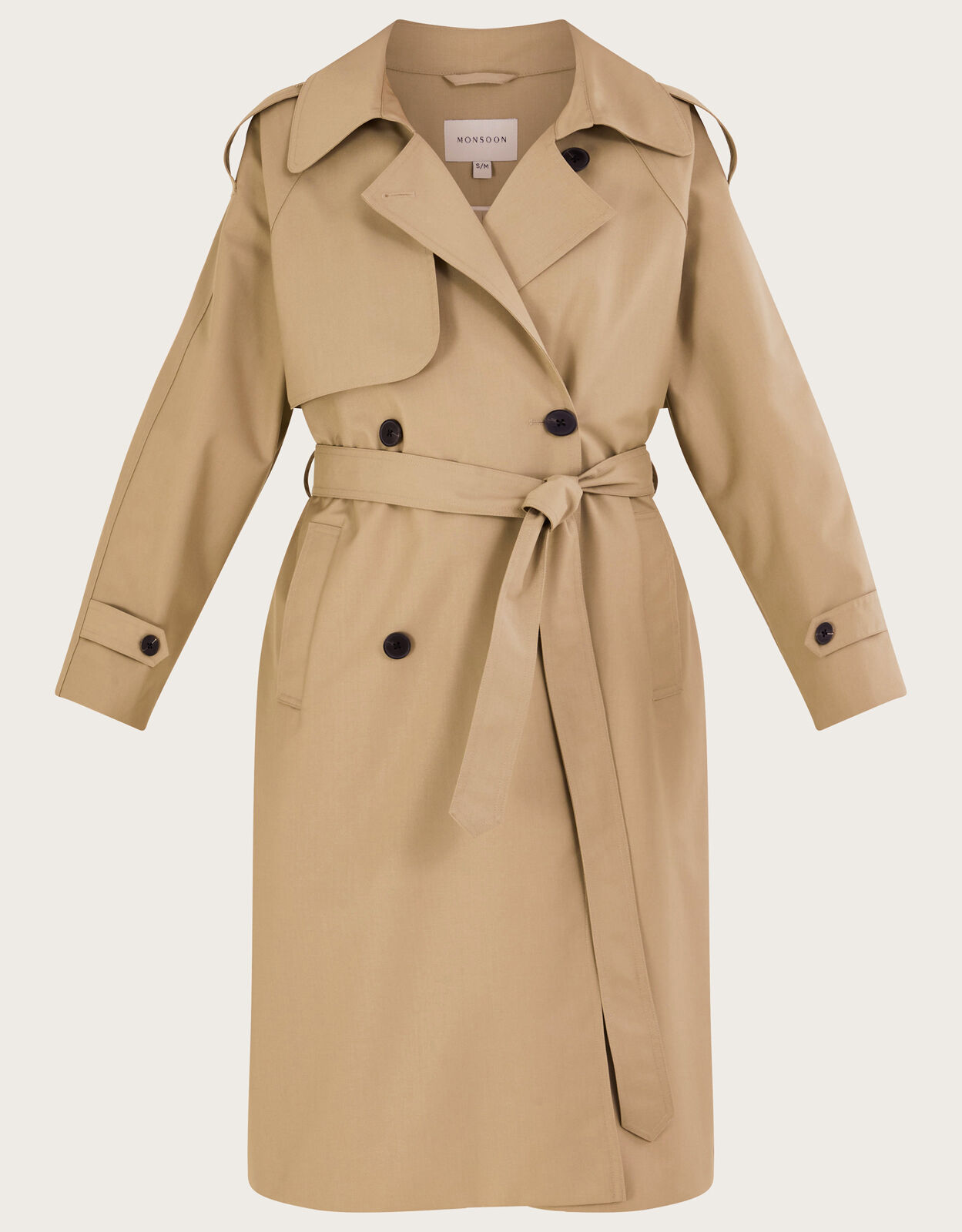 Women's camel trench coat cheap
