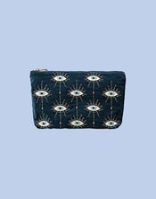 Elizabeth Scarlett Mystical Eye Zip Pouch, , large