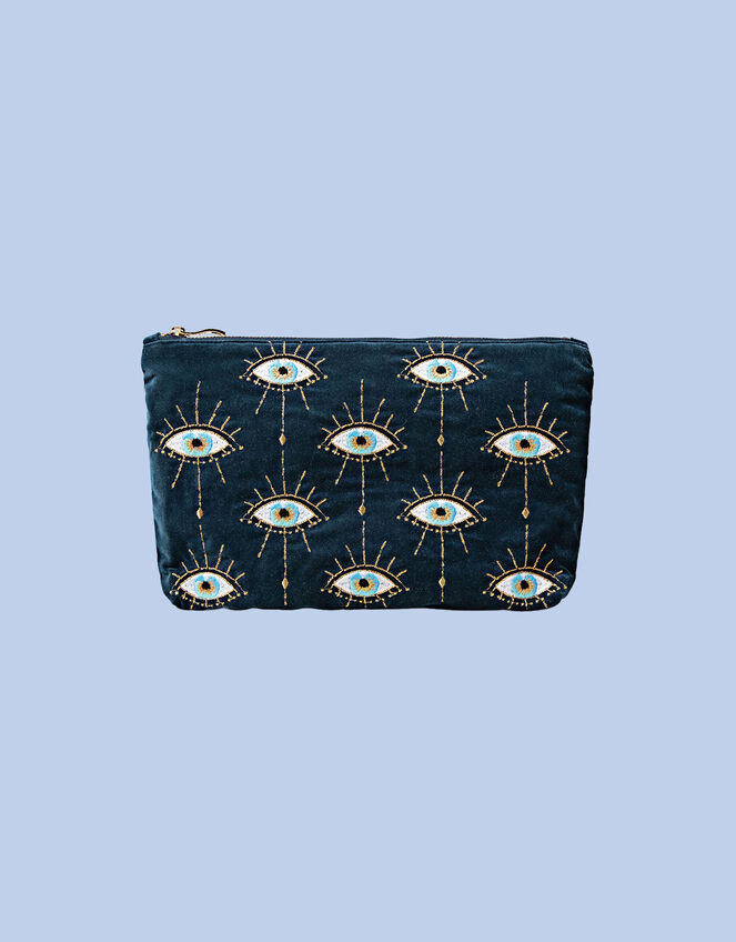 Elizabeth Scarlett Mystical Eye Zip Pouch, , large
