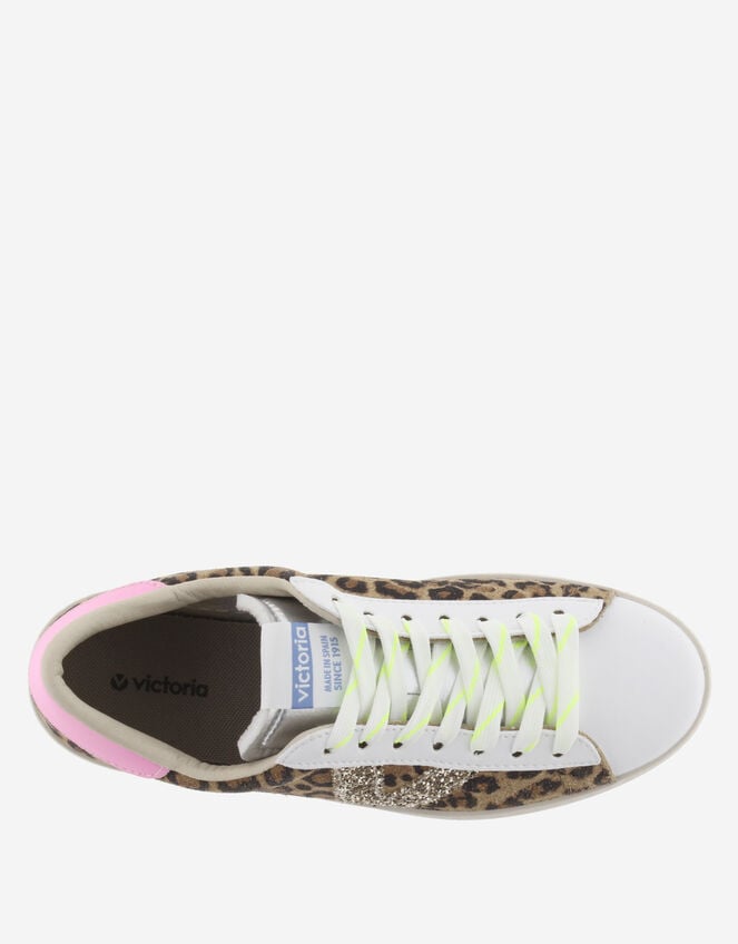 Victoria Berlin Leopard Print Trainers, Leopard (LEOPARD), large