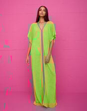 Pitusa Inca Abaya Maxi Sundress, Green (LIME), large